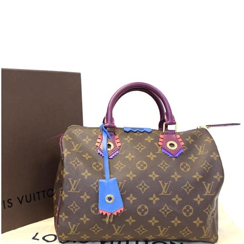 Louis Vuitton Monogram Canvas Totem Speedy 30 